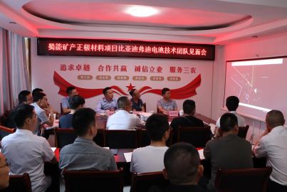 蜀能礦產(chǎn)召開比亞迪弗迪電池技術團隊見面會