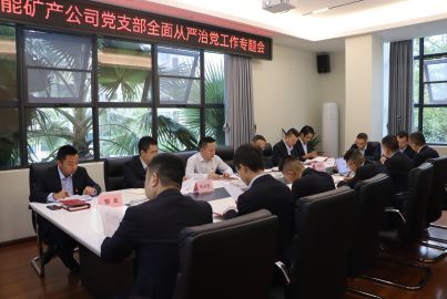 蜀能礦產(chǎn)召開全面從嚴治黨工作專題會