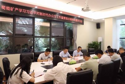 蜀能礦產(chǎn)召開學(xué)習(xí)習(xí)近平對新時(shí)代辦公廳工作重要指示精神專題會(huì)