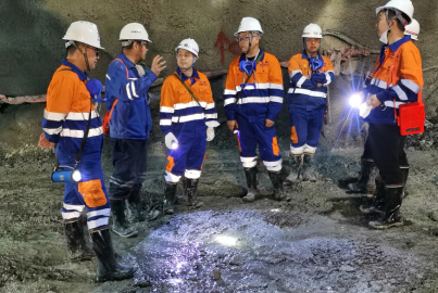 蜀道礦業(yè)集團專家組一行赴蜀能礦產三號礦山開展安全生產隱患排查